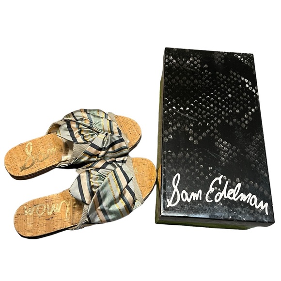 Sam Edelman Heidi Striped Knot Sandals - Picture 8 of 9